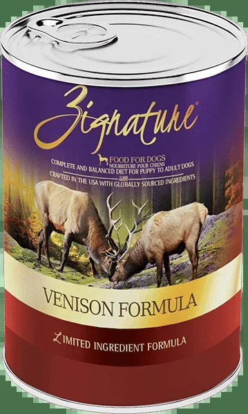 Zignature Limited Ingredient Venison Formula Wet Dog Food