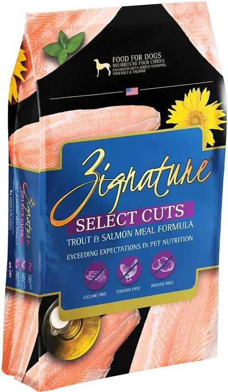 Zignature Select Cuts Trout & Salmon Meal Limited Ingredient Formula Dry Dog Food