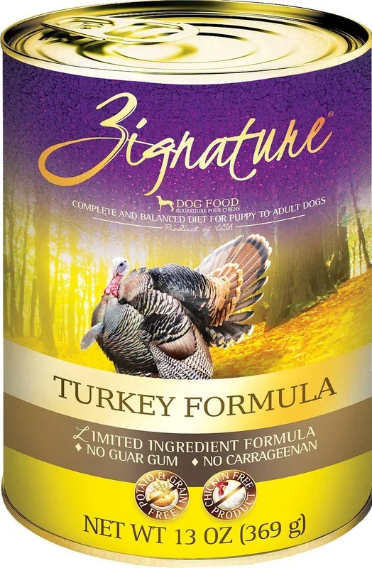 Zignature Turkey Limited Ingredient Formula Grain-Free Canned Dog Food