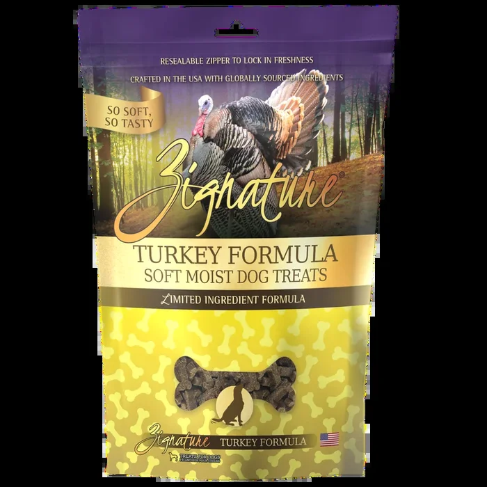Zignature Turkey Soft Moist Treats for Dogs