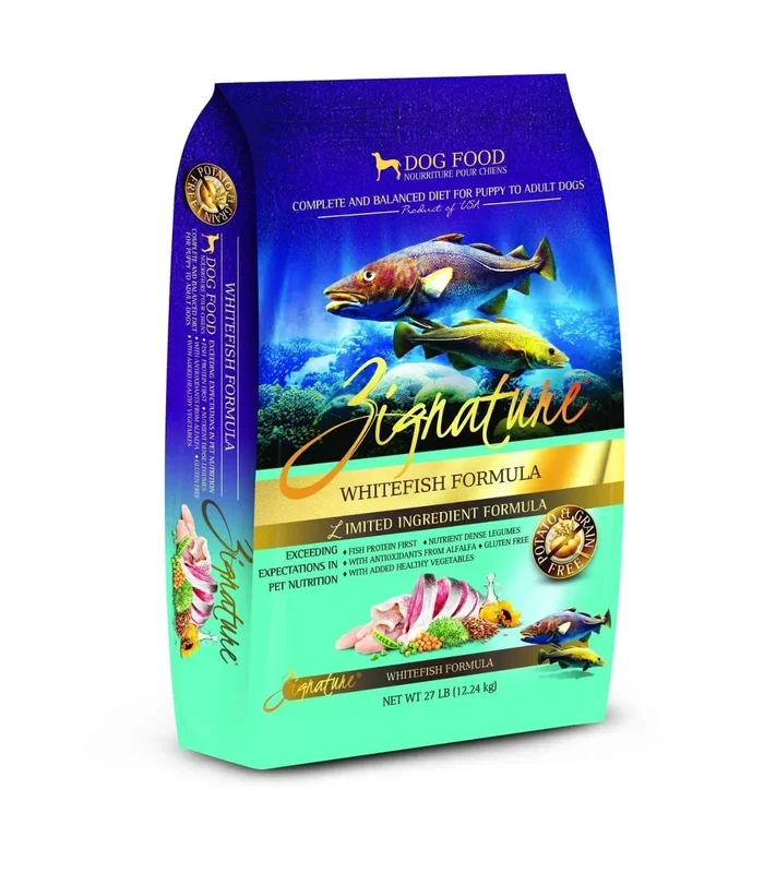 ZIGNATURE Whitefish LID Grain-Free & Potato-Free Dry Dog Food