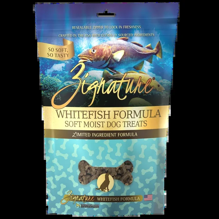 Zignature Whitefish Soft Moist Treats for Dogs
