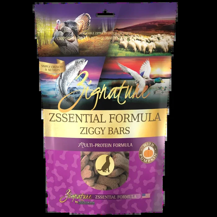 Zignature Ziggy Bars Zssential Formula Dog Treats