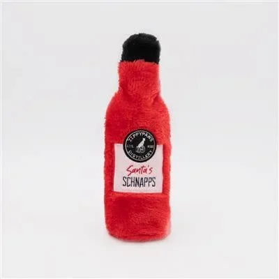 Zippy Paws Happy Hour Holiday Crusherz Santa Schnapps