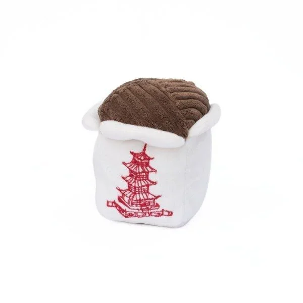 ZippyPaws NomNomz Plush Chinese Take Out Dog Toy