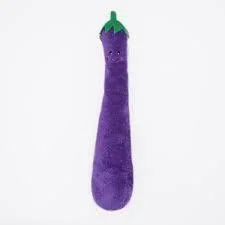 ZippyPaws Zippy Jigglerz Eggplant Dog Toy