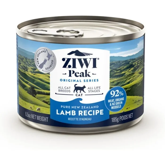 Ziwi Peak Wet Cat Food – Lamb – 6.5oz Can