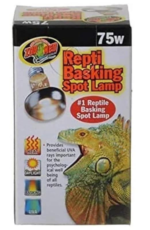 Zoo Med Repti Basking Spot Lamp Replacement Bulb 75 Watts –