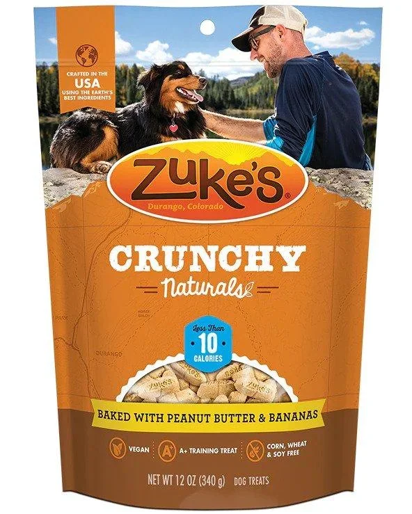 Zuke’s Crunchy Naturals 10s Baked with Peanut Butter & Bananas