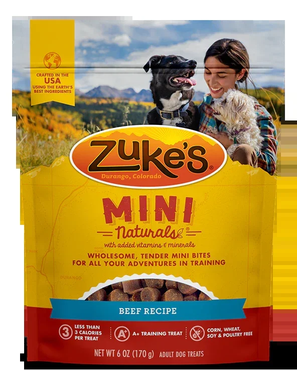 Zuke’s Mini Naturals Beef Recipe Dog Treats